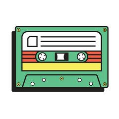 Retro cassete tape