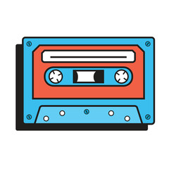 Retro cassete tape