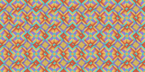 Abstract Layers: A Playful Geometric Artwork