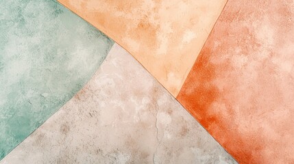 Colorful textured background forming a geometric composition with copy space. Perfect for design projects that require a touch of elegance and modernism