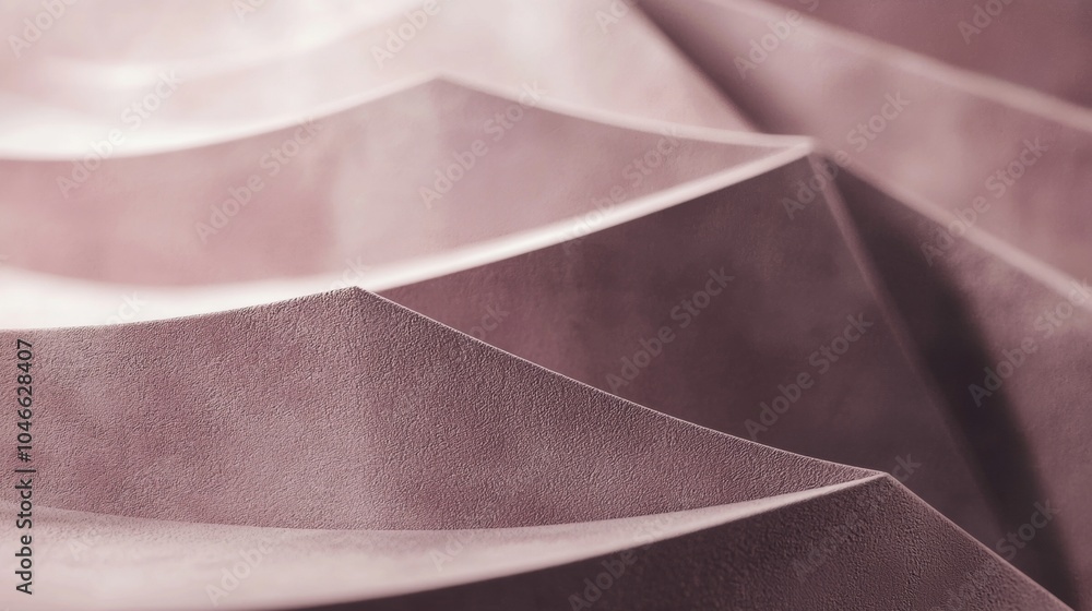 Poster abstract modern background with wavy pink shapes creating a soothing pattern. calm and elegant, perf
