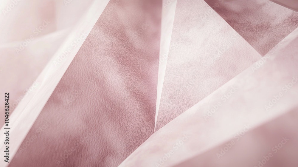 Poster flowing pink fabric is creating geometric shapes with interesting shadows. this background would be 