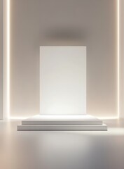 Fototapeta premium Minimal Stage Mockup.