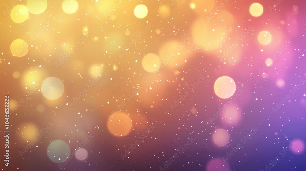 Poster abstract circular bokeh background created from photo of defocused lights shimmering and sparkling o