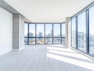 Fototapeta premium Modern City View Apartment.