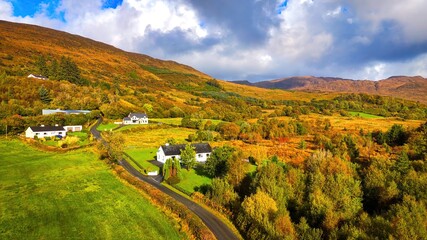 Island of Arranmore in Ireland - Stunning and Scenic Coastal Landscape Featuring a Majestic and Beautiful Ocean View