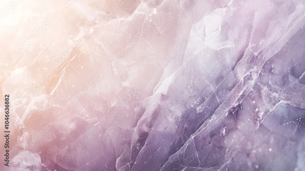Poster smooth quartz surface with veins forming a beautiful pattern with a pastel color effect. this backgr