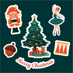Fototapeta premium Nutcracker stickers
