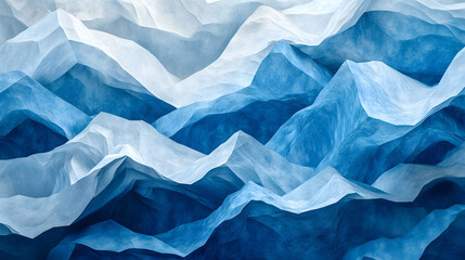 Obraz premium Waves of blue