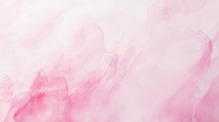 Fototapeta premium Photo of, Pink background with minimalist watercolor strokes for design, banner template
