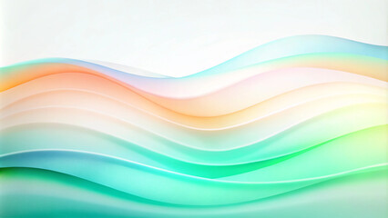 Fototapeta premium Abstract colorful wave background, simple clean background image for PowerPoint. abstract soft gradient green background with lines. Abstract background with green gradient waves.