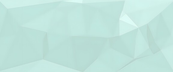 Obraz premium Mint Green Polygon Background
