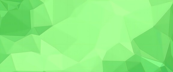Fototapeta premium Soft Green Polygon Background