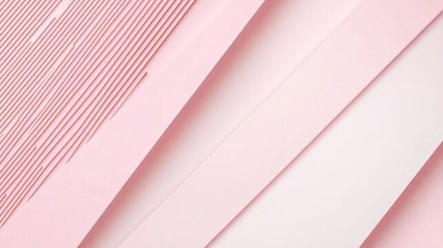 Photo of, Pink background with minimalistic linear patterns for design, banner template