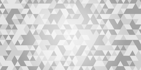 Obraz premium Seamless geometric pattern square shapes low polygon backdrop background. Abstract geometric wall tile and metal cube background triangle wallpaper. White polygonal background.