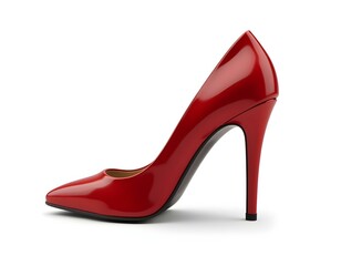 red high heel shoes