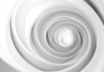 Fototapeta premium Abstract Spiral Tunnel.