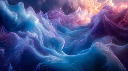 Fototapeta premium Captivating Visualization of Global Internet Traffic Flows into Mesmerizing Patterns