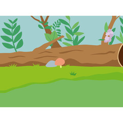 hand drawn illustration of a tree