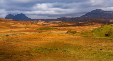 The road to Ulapool travelling the NC500 Scotland