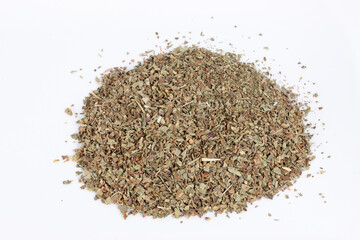 basil isolated on white background 