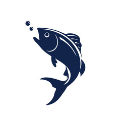 Fish Icon for Fishing Illustration