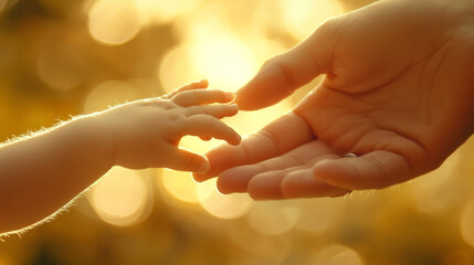 baby holding hands © fast high definition