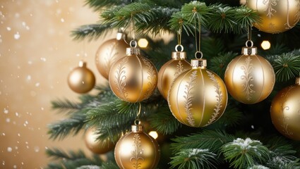 a christmas tree with a gold ball on it
