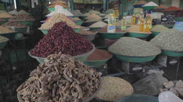 Sudan, Khartoum State, Omdurman, the spice market