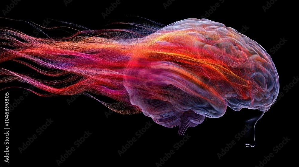 Poster holographic brain with dynamic data flow