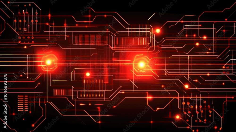 Poster abstract network of circuits with bright pulses