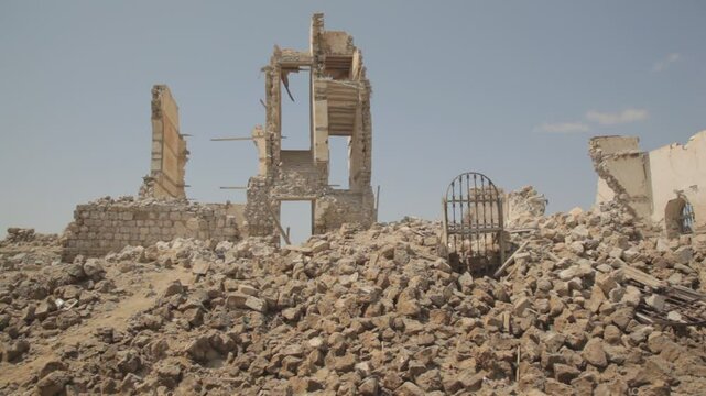 Sudan, Port Sudan, Suakin, ruined ottoman coral buildings