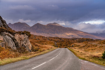 Travelling the NC500 route around the north coast of Scotland