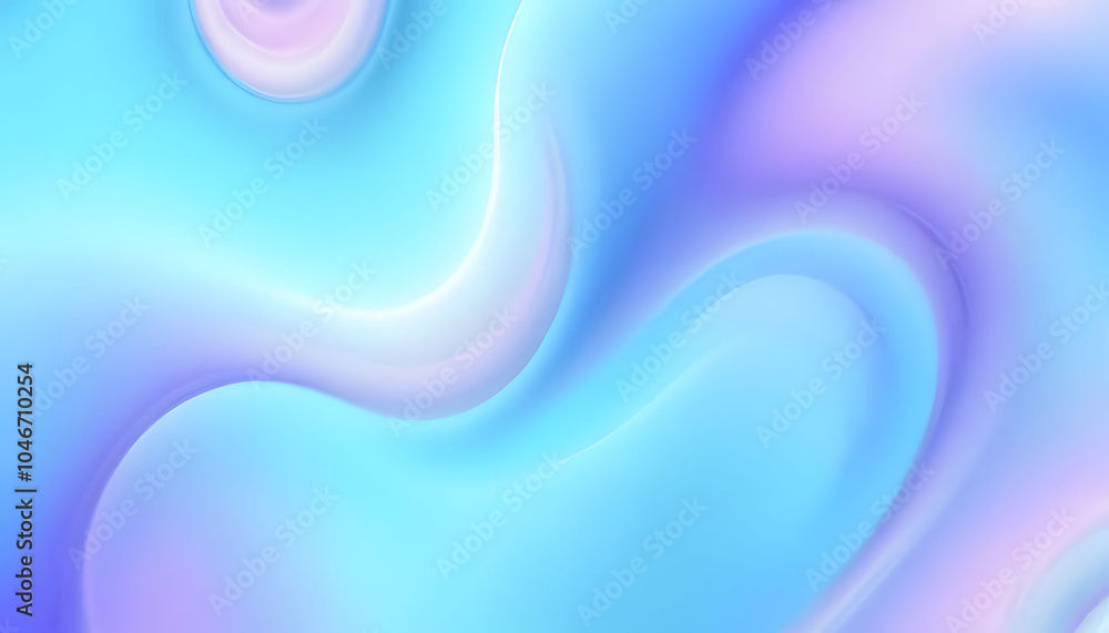 Poster Abstract pastel holographic blurred grainy gradient background texture. Colorful digital grain soft noise effect pattern. Pastel gradient background with a grainy texture
