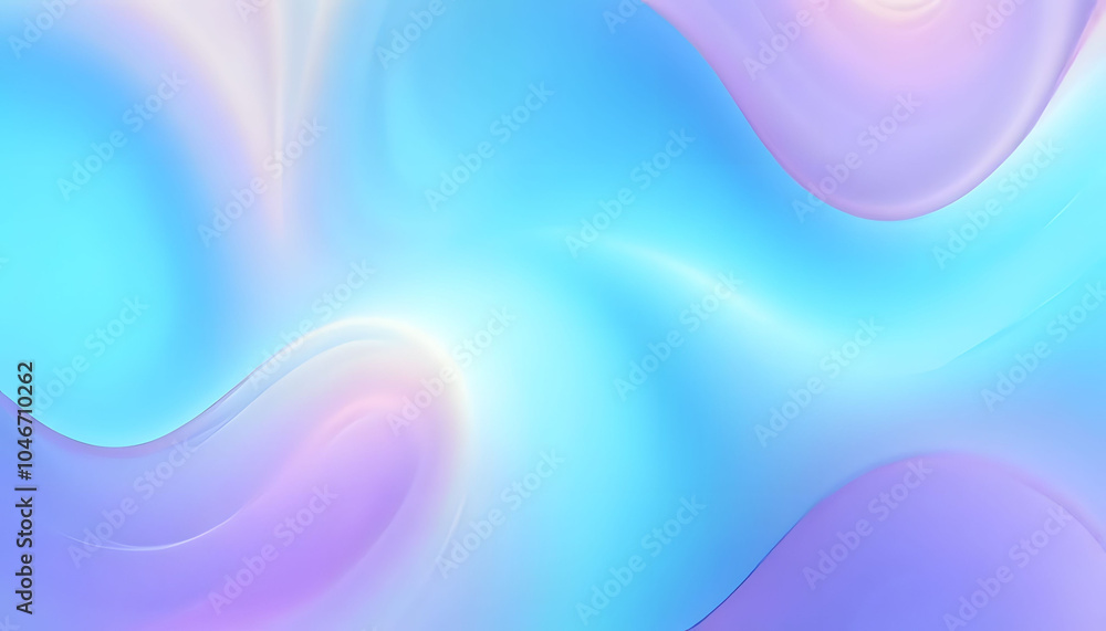 Fototapete abstract pastel holographic blurred grainy gradient background texture. colorful digital grain soft 