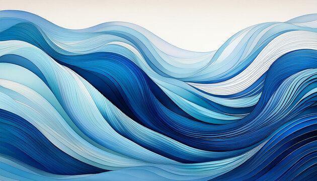Premium wave background