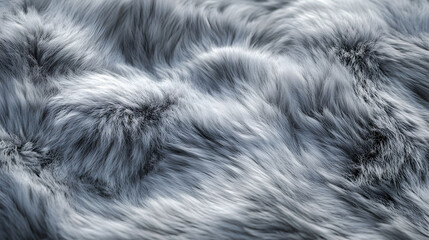 Fototapeta premium Soft grey fur