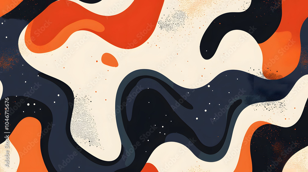 Poster dynamic fluid patterns