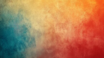 Abstract Colorful Background with Teal, Yellow, and Red Hues