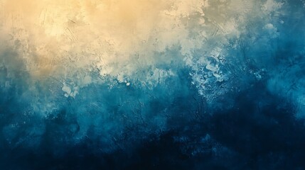 Obraz premium Abstract Blue and Yellow Textured Background