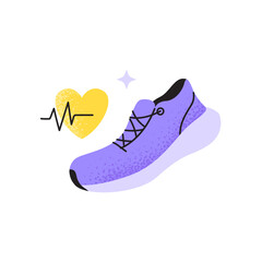 Wellness and a balanced life. Physical health icon. Vector flat illustration isolated on a white background.