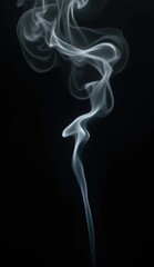 foggy white smoke on a dark background