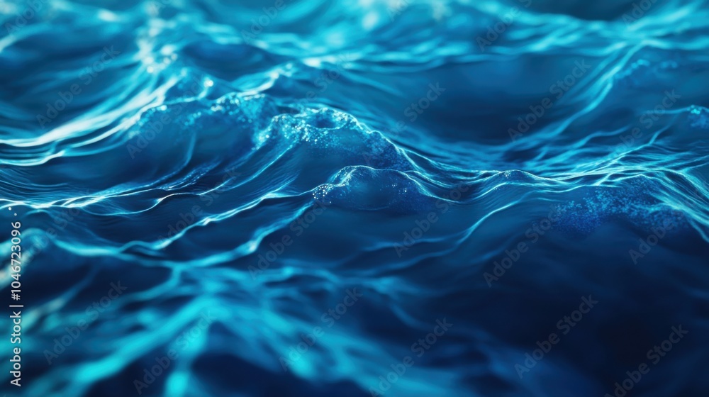 Poster lively abstract background with flowing water patterns