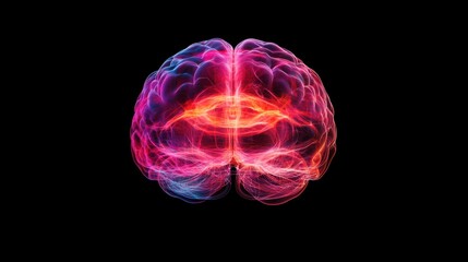 Colorful Neural Network Visualization Concept