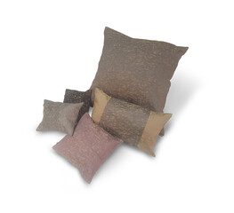 Set of modern decorative pillows