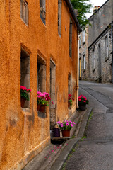exploring the historic village of Culross, Firth of Forth, Scotland