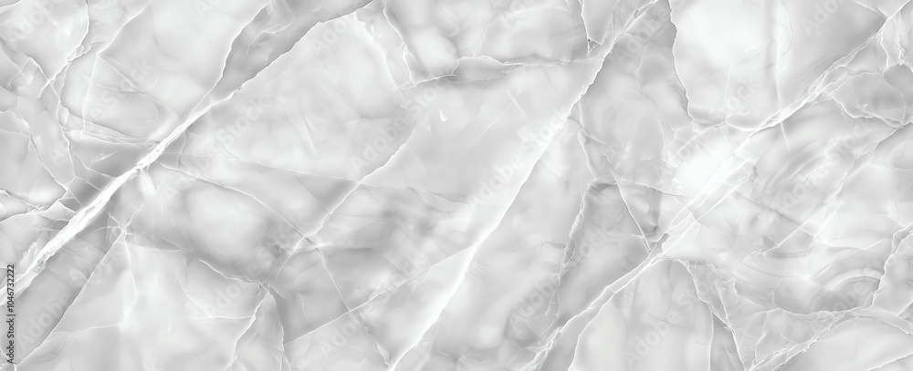 Poster elegant white marble texture with soft gray veining, ideal for backgrounds in design projects and in
