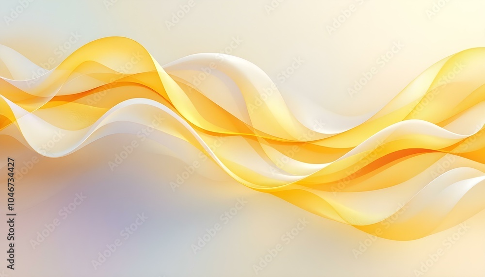 Aufkleber orange and yellow abstract wave background, detailed high definition image. yellow and orange warm t