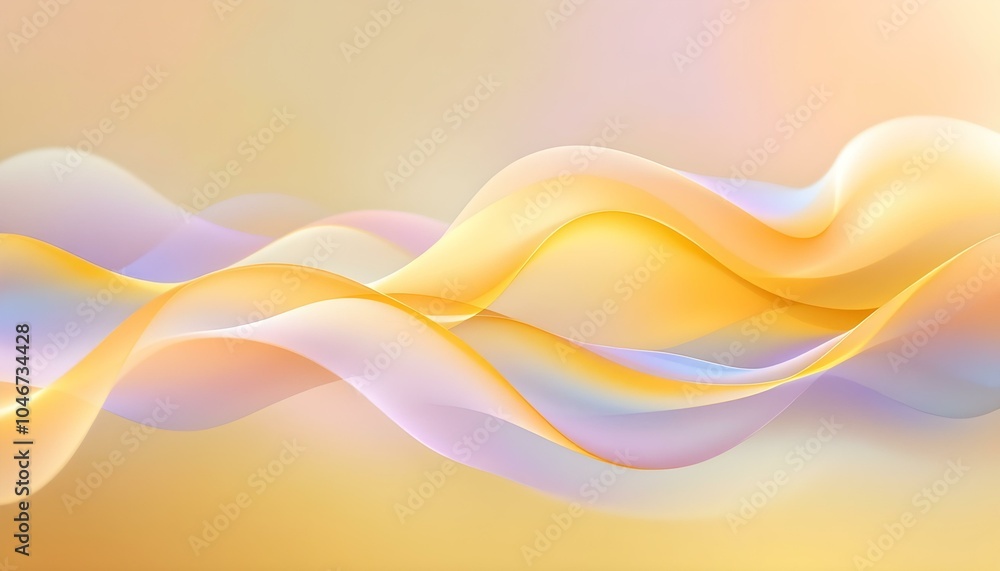Aufkleber orange and yellow abstract wave background, detailed high definition image. yellow and orange warm t