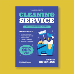 Cleaning Service Flyer Template